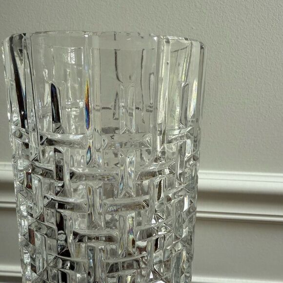 Vintage Art Glass Crystal Vase by Jiri Repasek Union 1970 10” - Picture 2 of 11